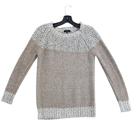 Fate Clairina Georgi Women's Chunky Pebble Knit Neutral Sweater Size M - Picture 1 of 6